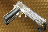 CHARLES DALY - 24K Gold Plated 1911 - MAYAN AZTEC Engraved - 2 of 7