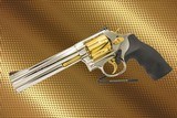 SMITH & WESSON 686 - 6 - 357 Magnum, High Polish & 24K Gold Plated - 2 of 6