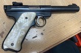 RUGER Mark II Target Mfg. 1989 w/Faux Pearl Grips - 4 of 7