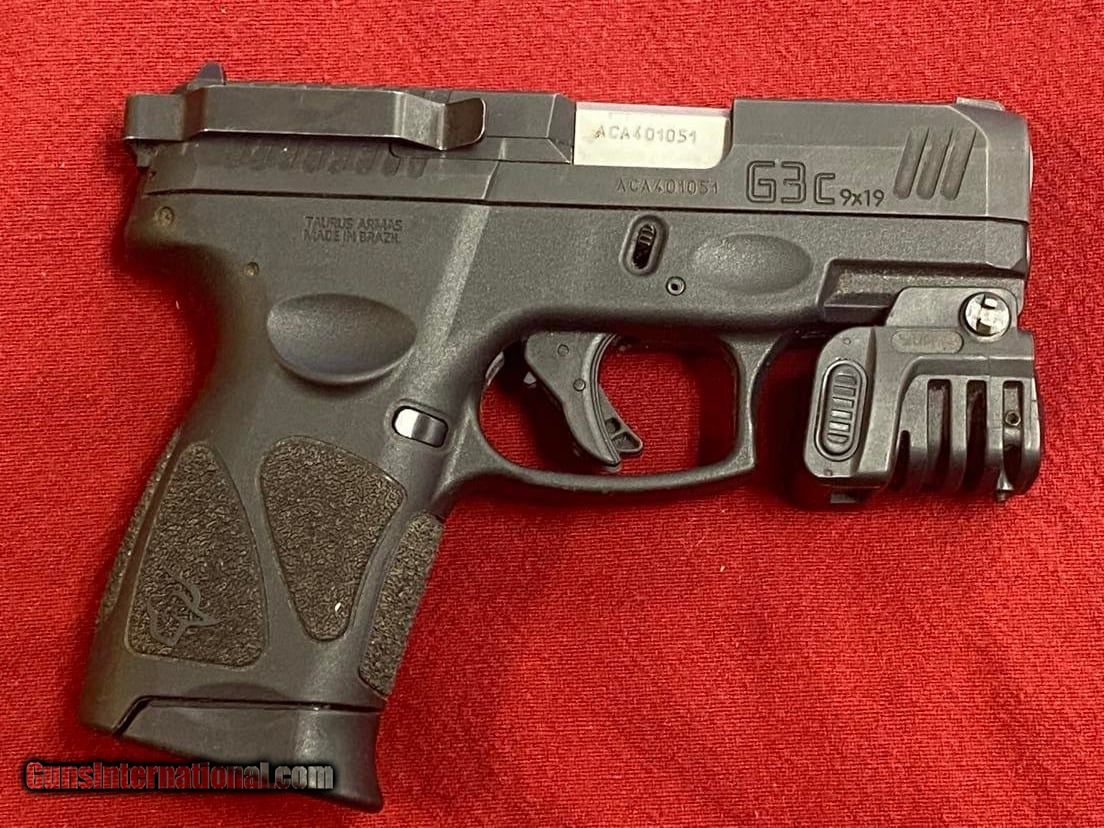 TAURUS g2c compact with laser and pocket clip