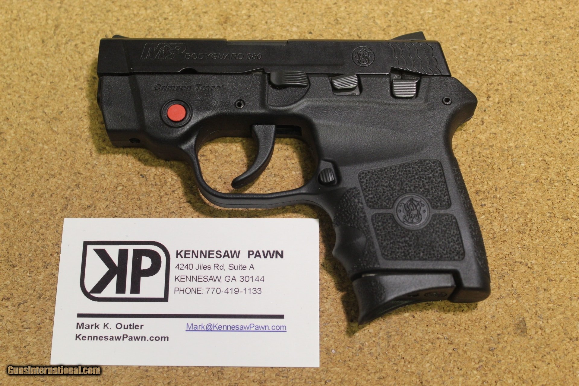 Smith And Wesson Mandp Bodyguard 380 Crimson Trace 