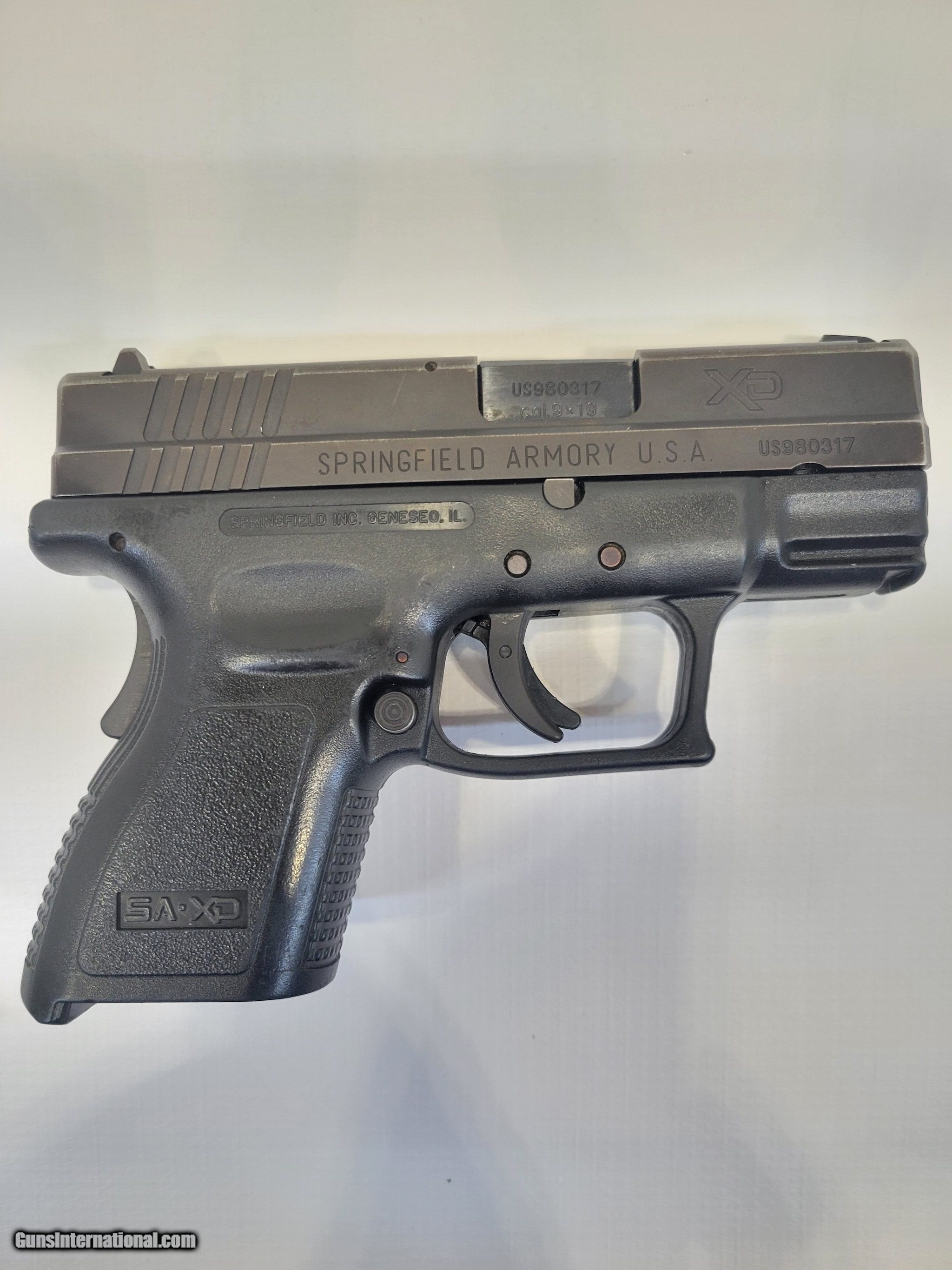 SPRINGFIELD ARMORY XD-9 3 SUB-COMPACT