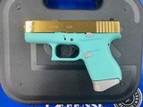 GLOCK 42 GOLD 9MM LUGER (9X19 PARA) - 1 of 3