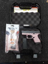 GLOCK 43 PINK CEROKOTE W/ EXTENDED MAGAZINE - 1 of 4