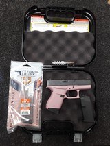 GLOCK 43 PINK CEROKOTE W/ EXTENDED MAGAZINE - 2 of 4