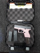 GLOCK 43 PINK CEROKOTE W/ EXTENDED MAGAZINE - 3 of 4