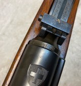SWISS MILITARY Waffenfabrik Bern K31 1953 Matching Straight Pull Bolt Action w/Soldier Tag - 2 of 7