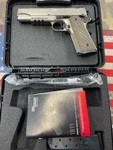 SIG SAUER 1911 FULL SIZE NICKEL RAIL - 2 of 2