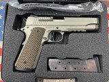 SIG SAUER 1911 FULL SIZE NICKEL RAIL - 1 of 2