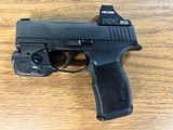 SIG SAUER P365x Holosun Optic, TLR 6 flashlight, 4 bros holster - 1 of 5