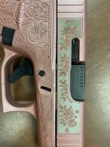 GLOCK 43X Custom Engraved Glock & Roses Handgun 3.41 Barrel - 7 of 7