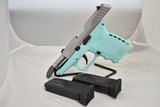 SCCY CPX 2 9mm Aqua Blue Frame - 6 of 7