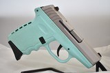 SCCY CPX 2 9mm Aqua Blue Frame - 3 of 7