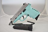 SCCY CPX 2 9mm Aqua Blue Frame - 1 of 7
