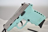 SCCY CPX 2 9mm Aqua Blue Frame - 2 of 7