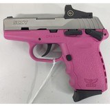 SCCY CPX-1 w/Crimson Trace Red Dot Pink/Stainless Never Fired w/2 Mags, Original Box - 2 of 5