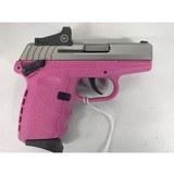 SCCY CPX-1 w/Crimson Trace Red Dot Pink/Stainless Never Fired w/2 Mags, Original Box - 4 of 5