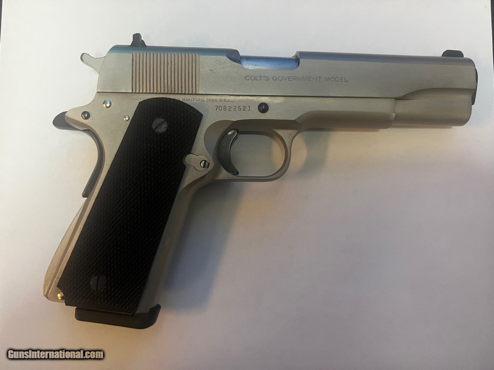 COLT 1911 GOVERNMENT COMPETITION 45ACP SERIES 70