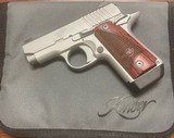 KIMBER MICRO STAINLESS ROSEWOOD (NS) - 1 of 1
