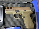 SIG SAUER 320 P320 UPPER CUSTOM WORKS WITH WILSON COMBAT GRIP MODULE 9MM LUGER (9X19 PARA) - 2 of 7