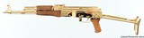 CENTURY ARMS WASR-10 AK UNDERFOLDER 24K GOLD PLATED W/ BOX, PAPERS & GOLD MAG - 2 of 7