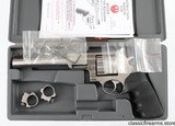 RUGER SUPER REDHAWK MAGNAPORTED W/ SCOPE RINGS, ORIGINAL BOX & PAPERS - 7 of 7