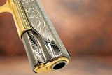 CHARLES DALY - 24K Gold & Black Chrome Plated 1911 - MAYAN AZTEC Engraved - 4 of 7