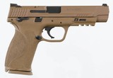 SMITH & WESSON M&P 9 2.0 FDE TLCI MANUAL SAFTEY W/ BOX & 2 MAGS - 1 of 7