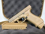 GLOCK 19 19x G19X -FDE Gen 5 /
Night Sights / 3 Mags- like new - 1 of 5