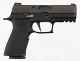 SIG SAUER P320 X-CARRY STIPPLED, FLAT TRIGGER, OPTIC READY, NIGHT SIGHTS W/ SLIDE CUT - 1 of 7