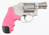 SMITH & WESSON MODEL 642 AIRWEIGHT W/ HOGUE PINK GRIPS & ORIGINALS, BOX & PAPERS - 1 of 7