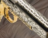 CHARLES DALY - 24K Gold & Black Chrome Plated 1911 - SKULLS & SCROLLS Engraved - 2 of 6