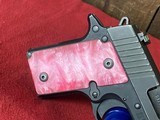 SIG SAUER p238 p 238 micro sub compact Pink grips - 5 of 7