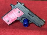 SIG SAUER p238 p 238 micro sub compact Pink grips - 4 of 7