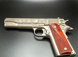 ROCK ISLAND ARMORY MATTE NICKEL 1911 GI - MAYAN AZTEC ENGRAVED - California Compliance - 5 of 7
