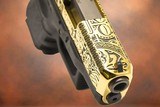 GLOCK 26, 9MM 24K GOLD Plated with Mirror Finish Polishing MAYAN AZTEC Design - 2 of 8