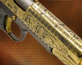 CHARLES DALY - 24K Gold & Black Chrome Plated 1911 - MAYAN AZTEC Engraved - 3 of 7