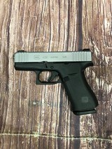 GLOCK 43x G43x Silver Slide w/ AmeriGlo Night Sights - 1 of 6