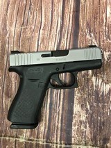 GLOCK 43x G43x Silver Slide w/ AmeriGlo Night Sights - 4 of 6