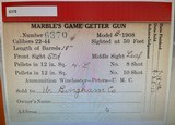 MARBLE ARMS & MFG. CO. Game Getter .22 CAL - 7 of 7