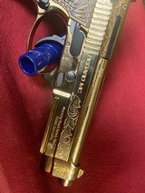 GIRSAN Regard MC Deluxe 9mm Gold Engraved Beretta 92 Clone - 3 of 7