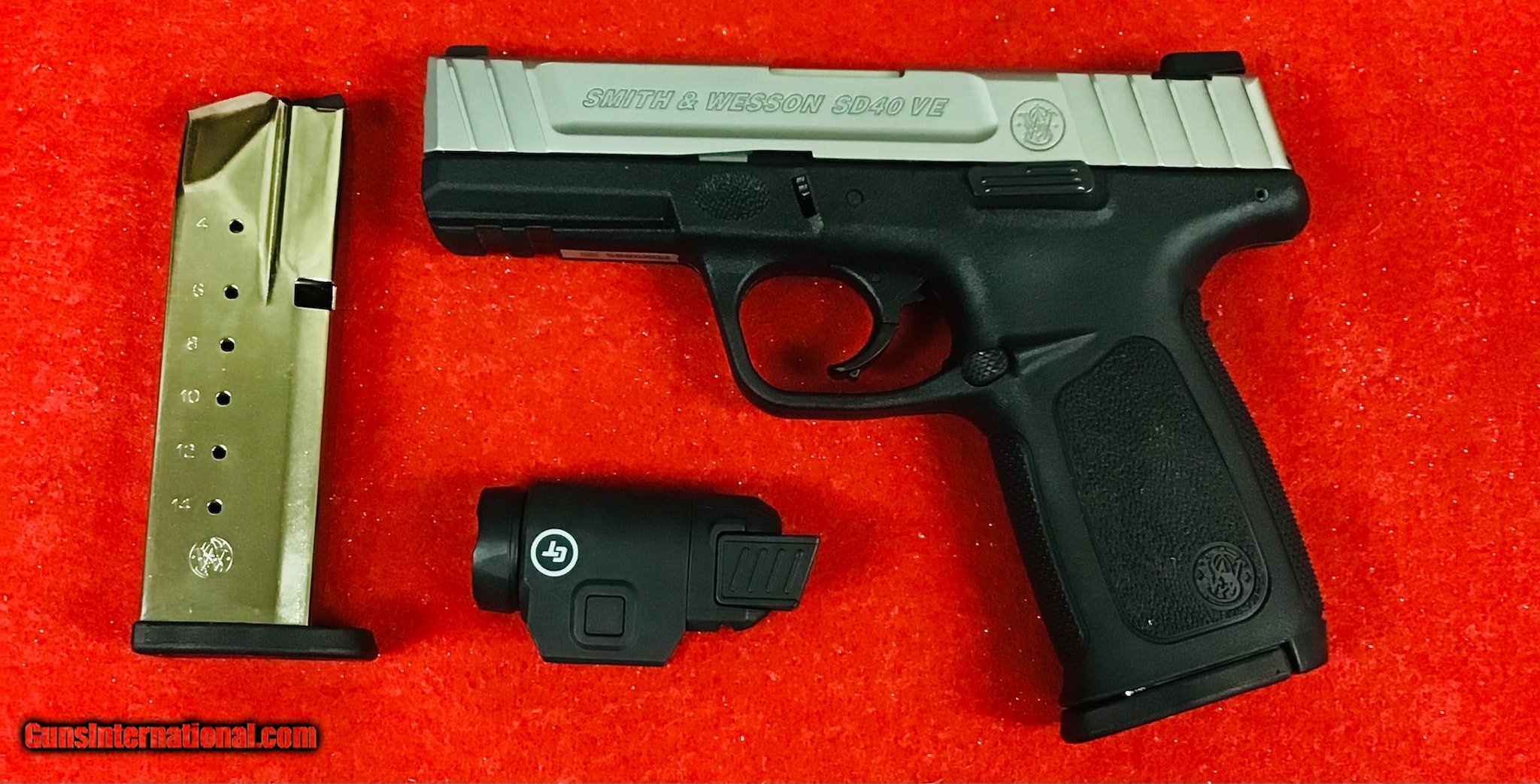 Smith wesson sd40 ve crimson trace rail master 40 s w for sale