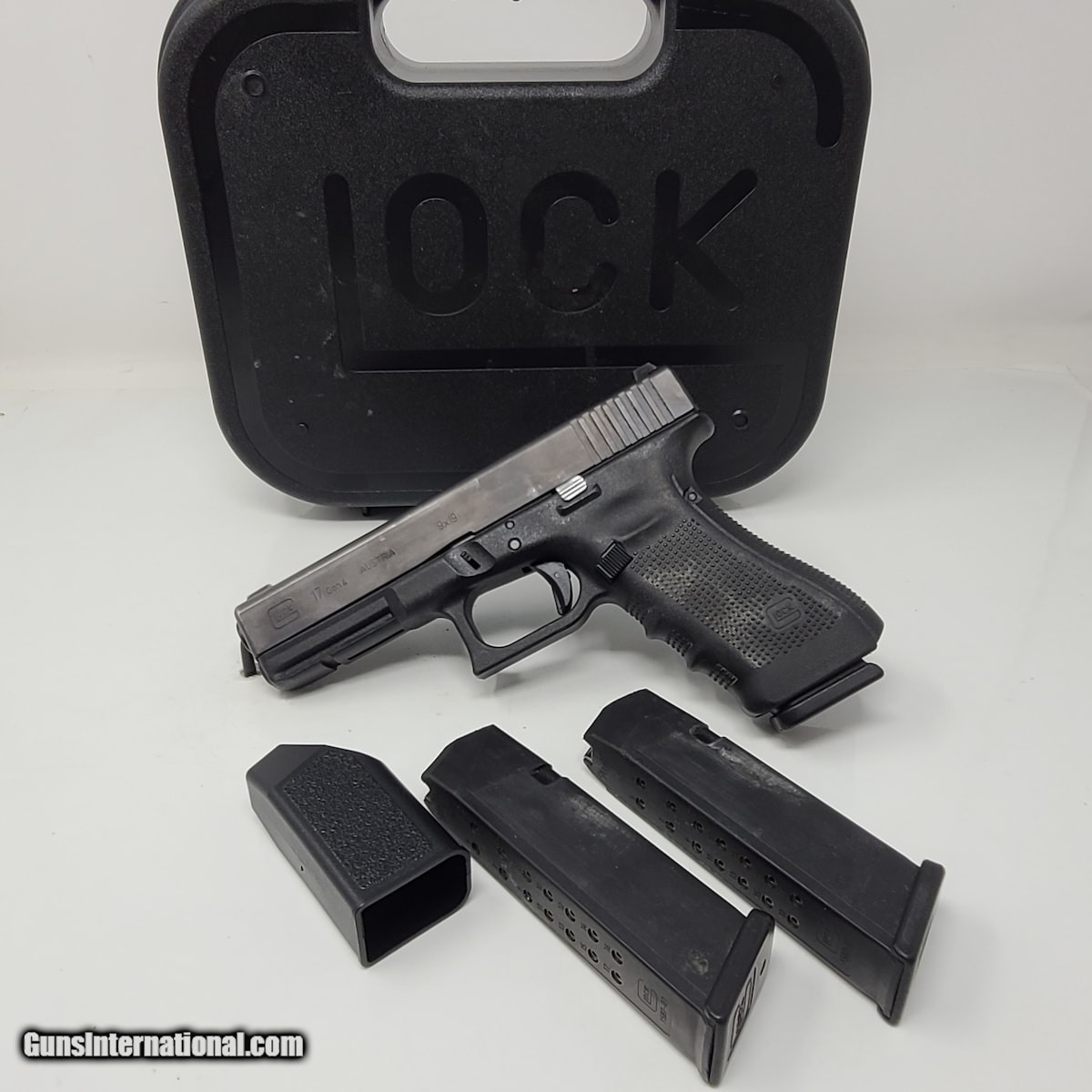 Glock 17 G17 Gen 4 9mm W 3 Mags Police Trade In 9mm Luger 9x19 Para