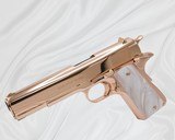 SDS IMPORTS Custom 1911 TISAS 9mm, High Polish & 18K Rose Gold Plated - 2 of 5