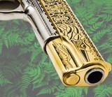 COLT CUSTOM COLT 1911, 24K GOLD, MAYAN AZTEC Engraved , 45ACP, FULL SIZE S70 - 4 of 7