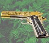 COLT CUSTOM COLT 1911, 24K GOLD, MAYAN AZTEC Engraved , 45ACP, FULL SIZE S70 - 7 of 7