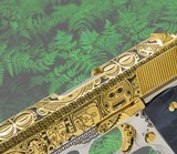 COLT CUSTOM COLT 1911, 24K GOLD, MAYAN AZTEC Engraved , 45ACP, FULL SIZE S70 - 3 of 7