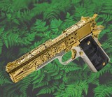 COLT CUSTOM COLT 1911, 24K GOLD, MAYAN AZTEC Engraved , 45ACP, FULL SIZE S70 - 2 of 7