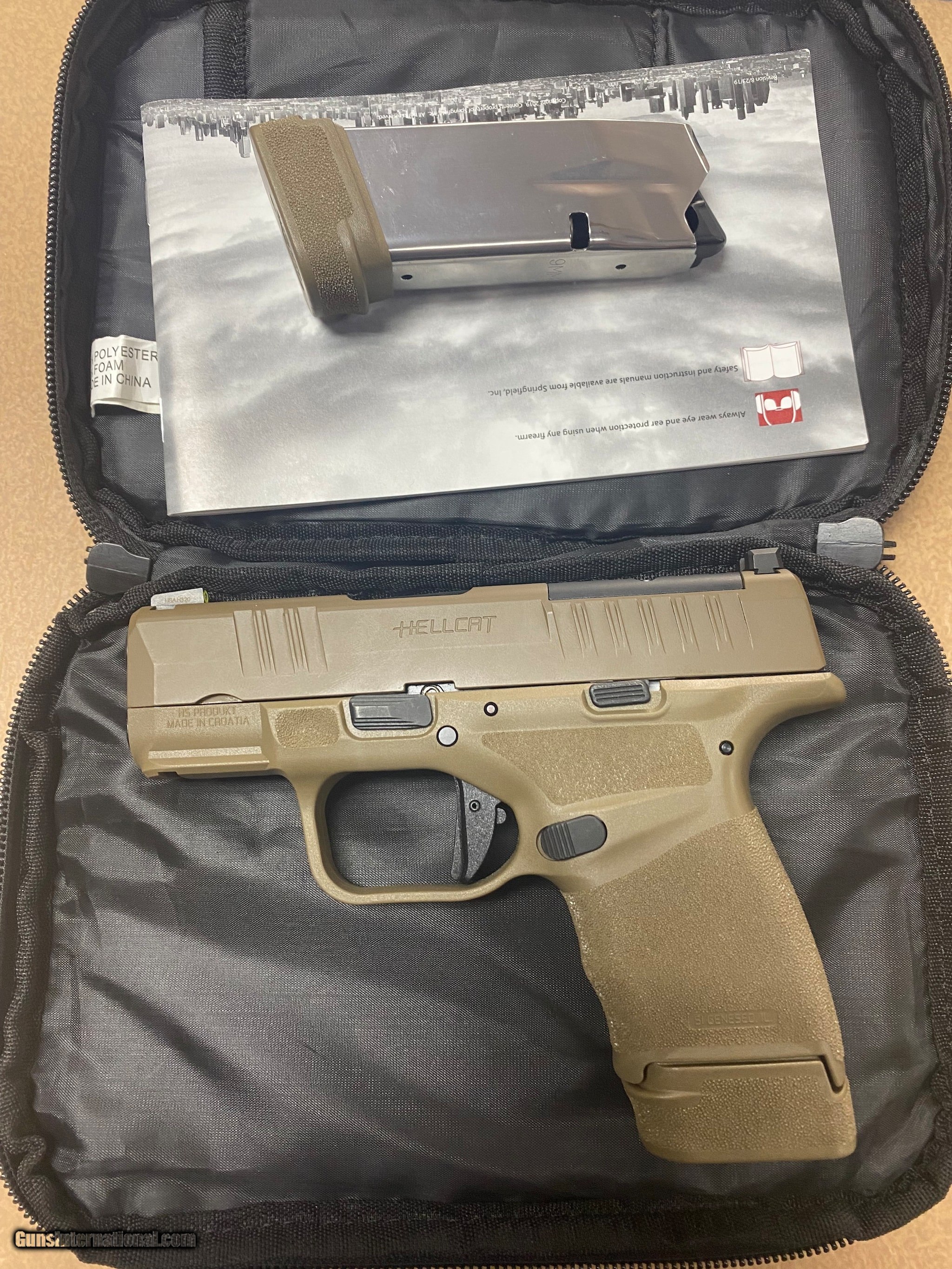 SPRINGFIELD ARMORY HELLCAT OSP (FDE)