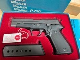 SIG SAUER highly collectible WEST GERMAN P220 P-220 MFD 1992 GERMAN PROOF MARKS ALL MATCHING - 1 of 5